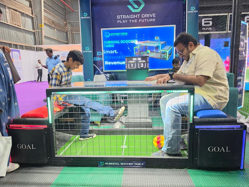 A modern take on table soccer.