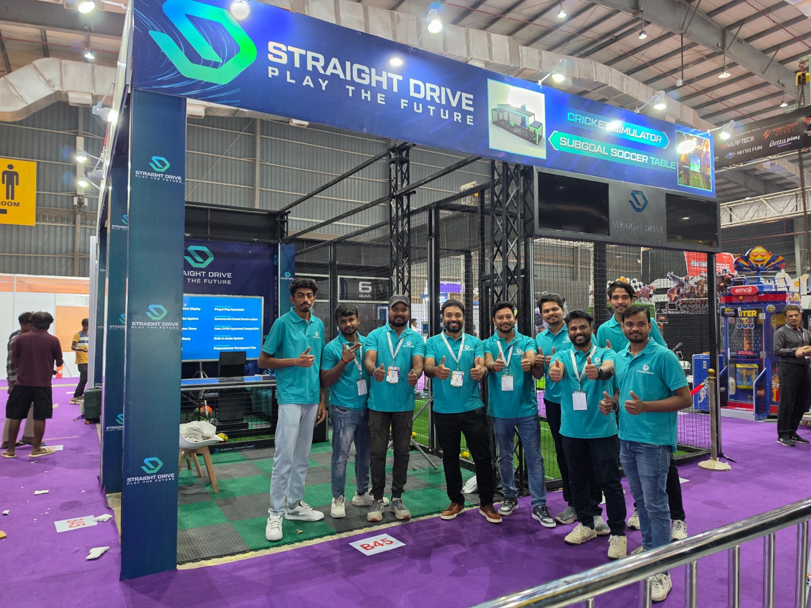 Straight Drive team